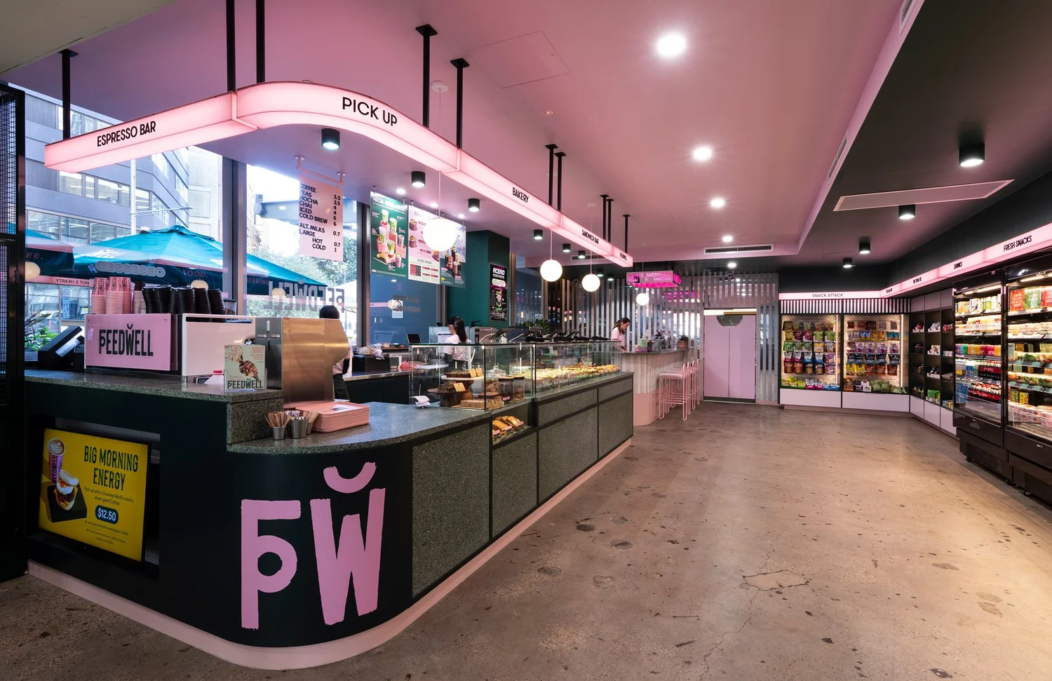 Feedwell Sydney CBD | Hospitality & Retail Interior Design Sydney ...