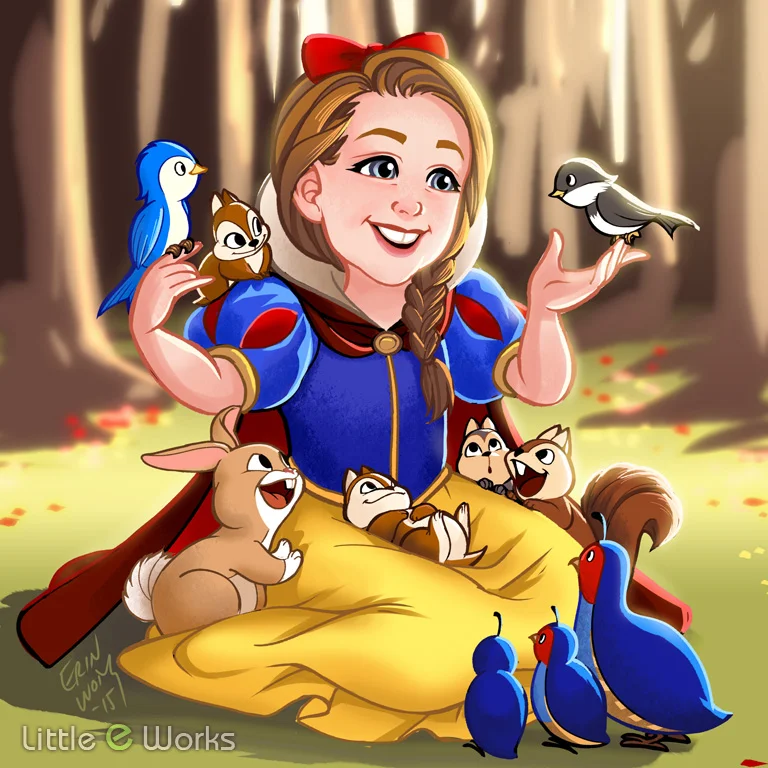 Disney rendition of a friend.