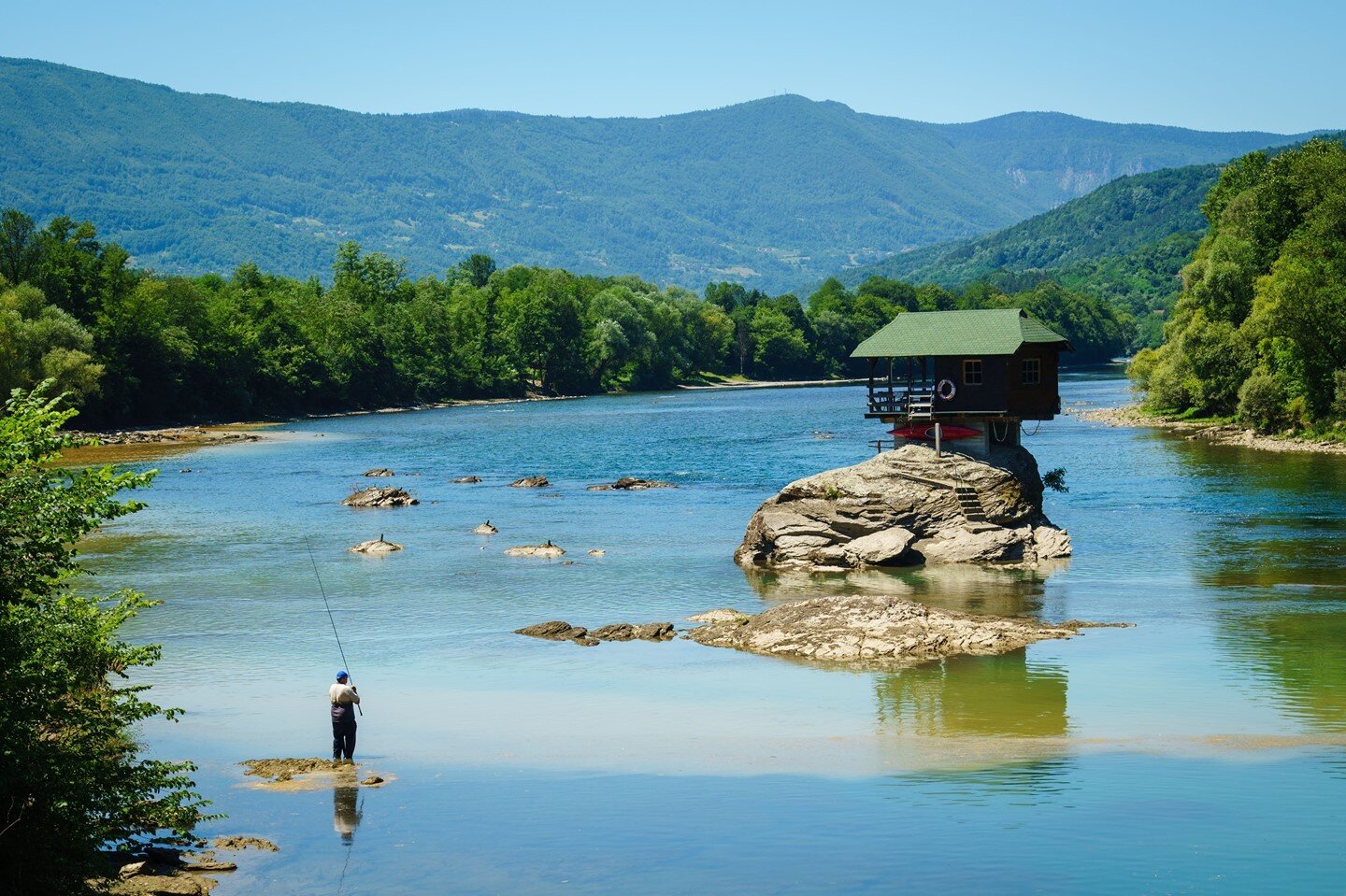 A man and his fishing rod⁠
.⁠
.⁠
.⁠
.⁠
.⁠
 #uzice #serbia #fishing #nature #travel #travelphotography #travelgram #travelawesome #instatravel #instago #instapassport #natgeoyourshot #yourshotphotographer #wanderlust #explore #lonelyplanet #nategeotra