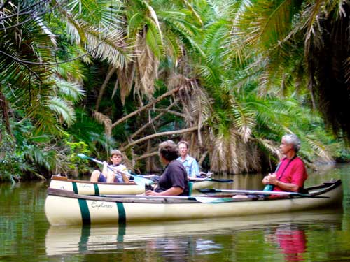 Canoeing on the Kap River