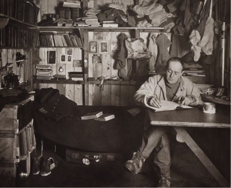(fig 0.2). Herbert Pointing, ‘Capt. Scott in his den’ , 7 October 1911, gelatin silver print.
