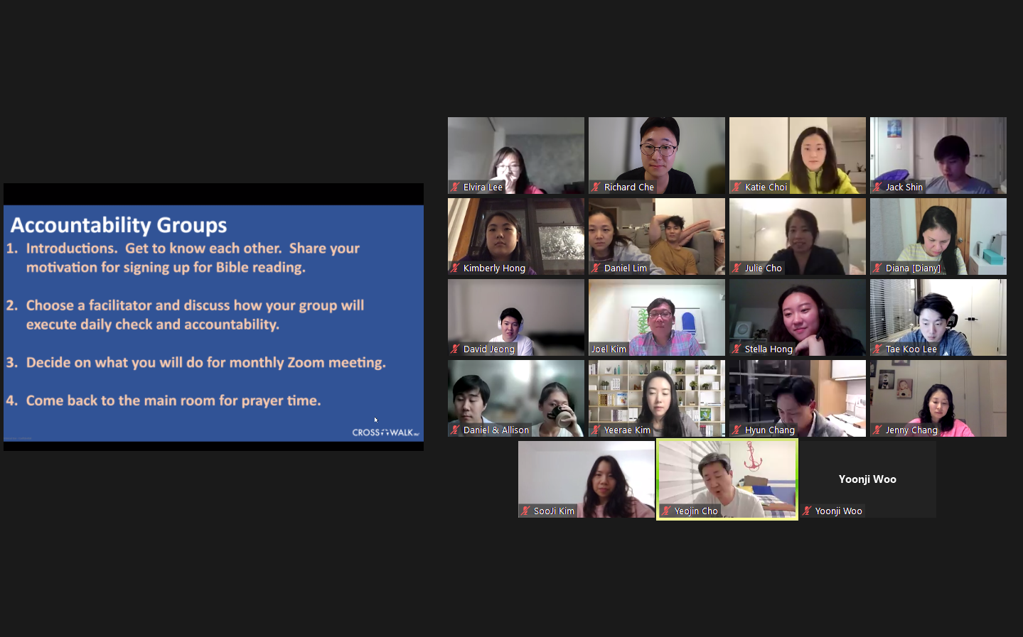 2021 Bible Reading (Fall Semester)