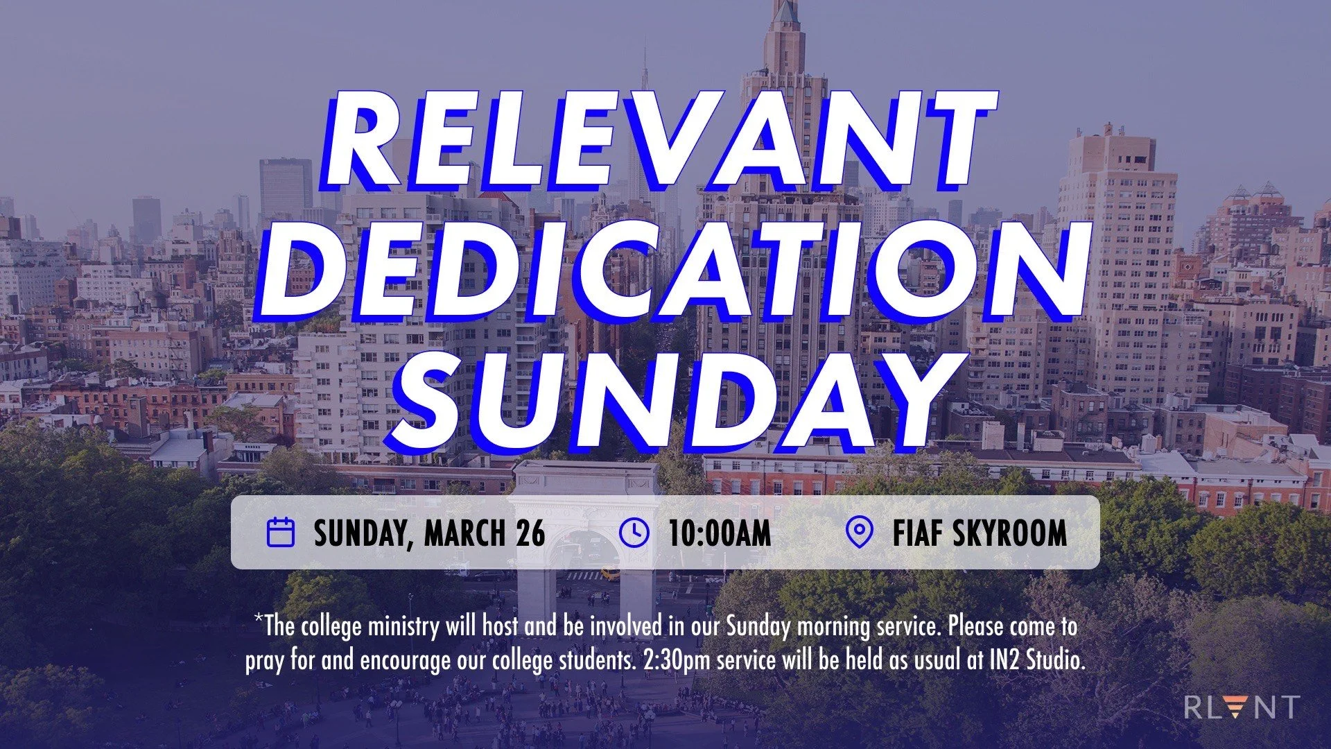 Relevant Dedication Sunday