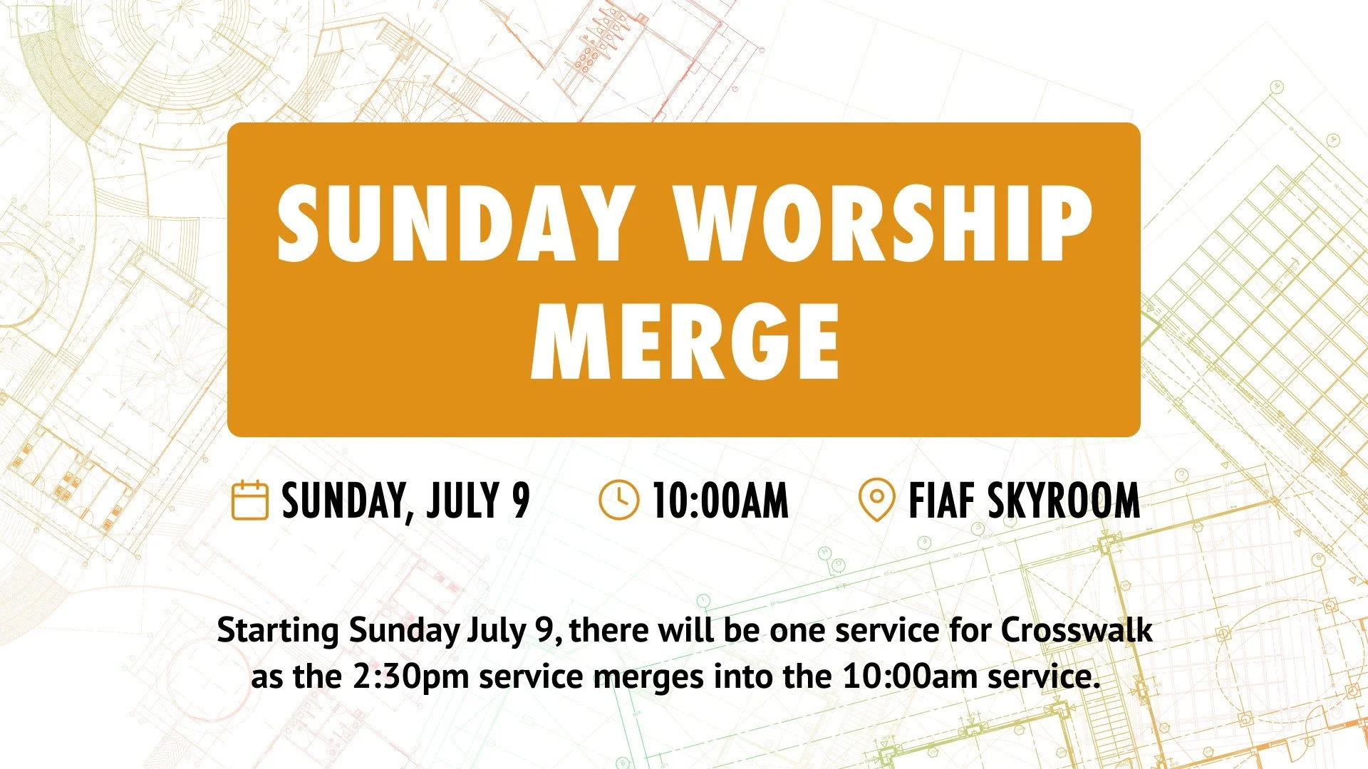 Crosswalk Worship Merge