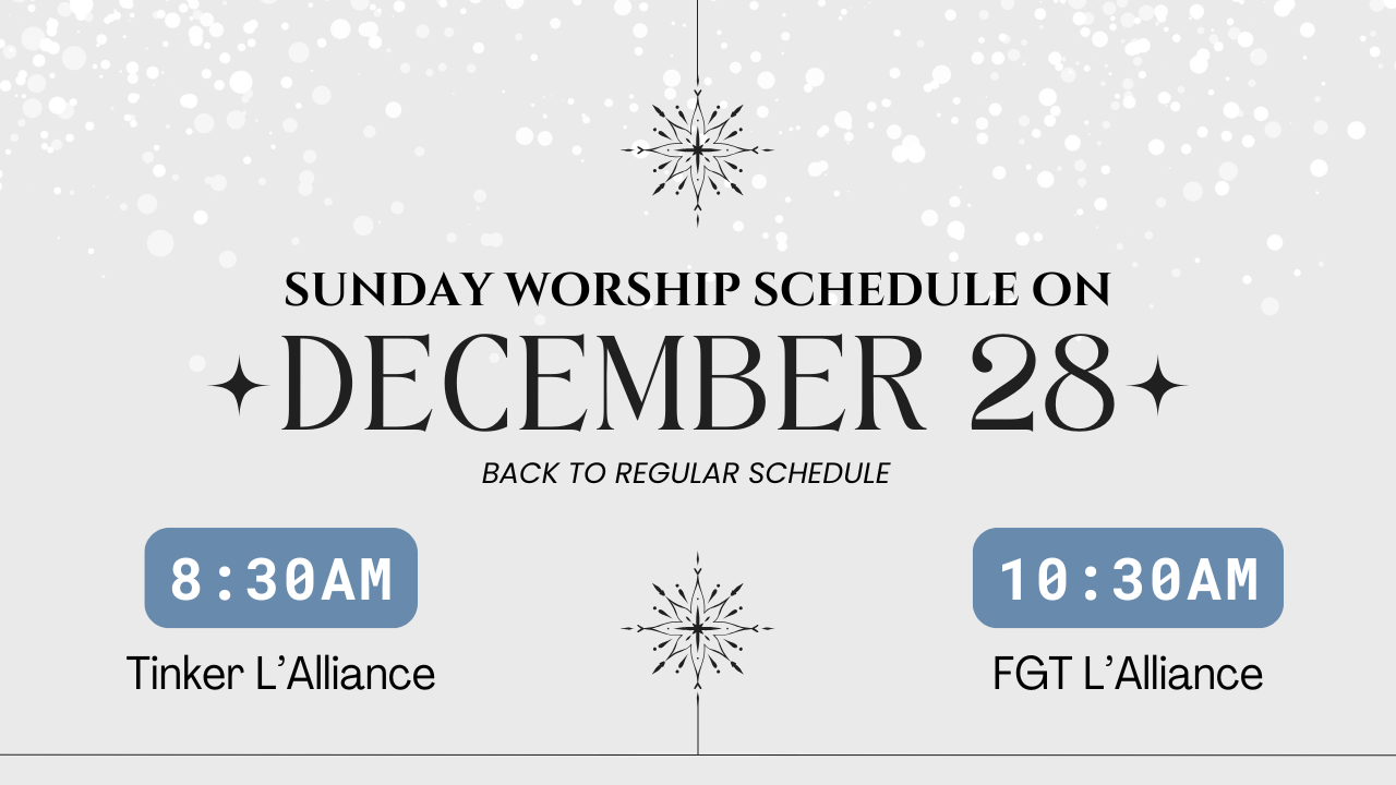 Sunday December 28 (Back to L'Alliance)