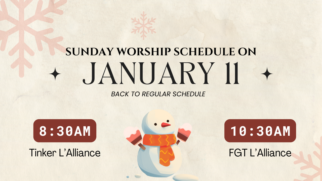 Sunday January 11 (Back to L'Alliance)