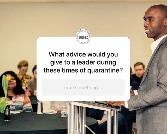 Let&rsquo;s encourage each other through these times. Leave your response in the comments.
#encouragement #mentorshipconference #covid19