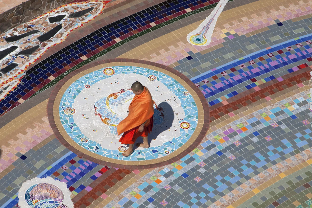  Thailand, Wat Phasorn Kaew temple. 