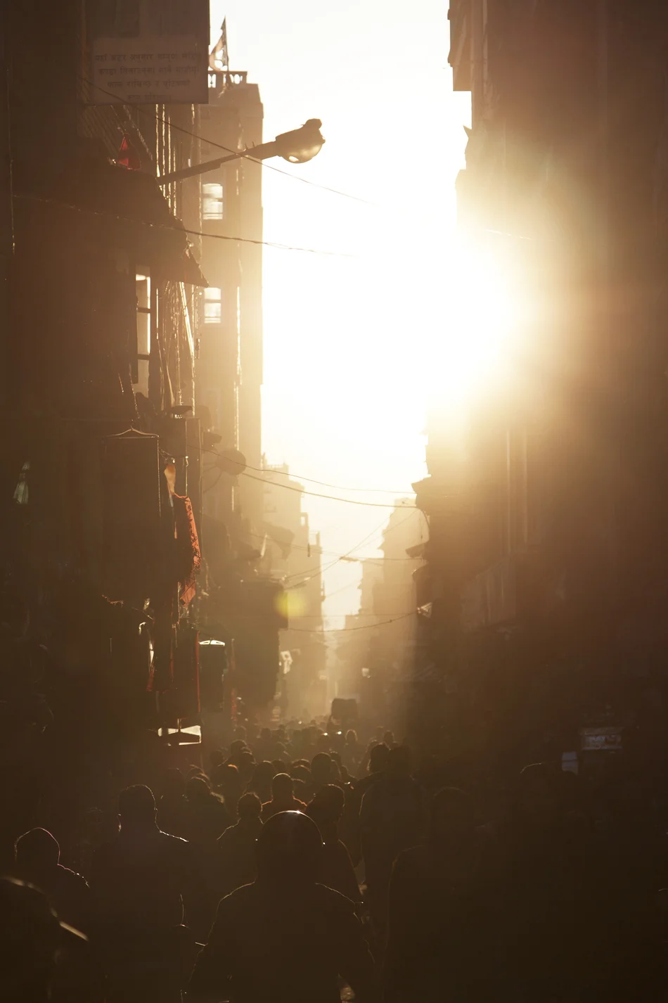  Kathmandu, crowded street. 