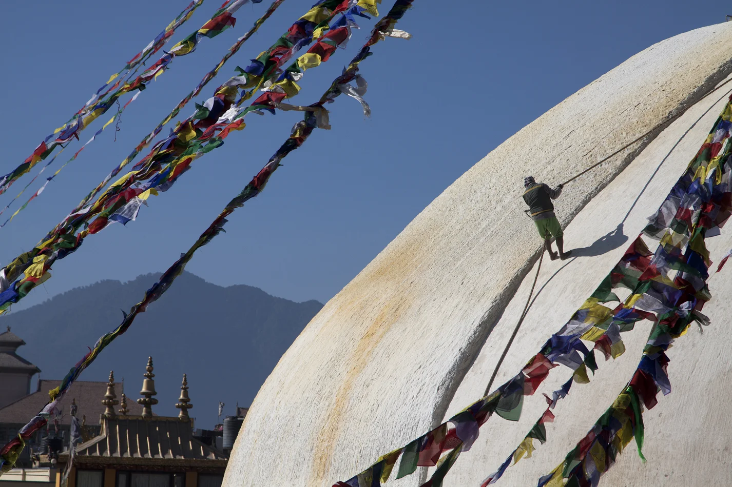  Kathmandu, Boudhanath Temple. 