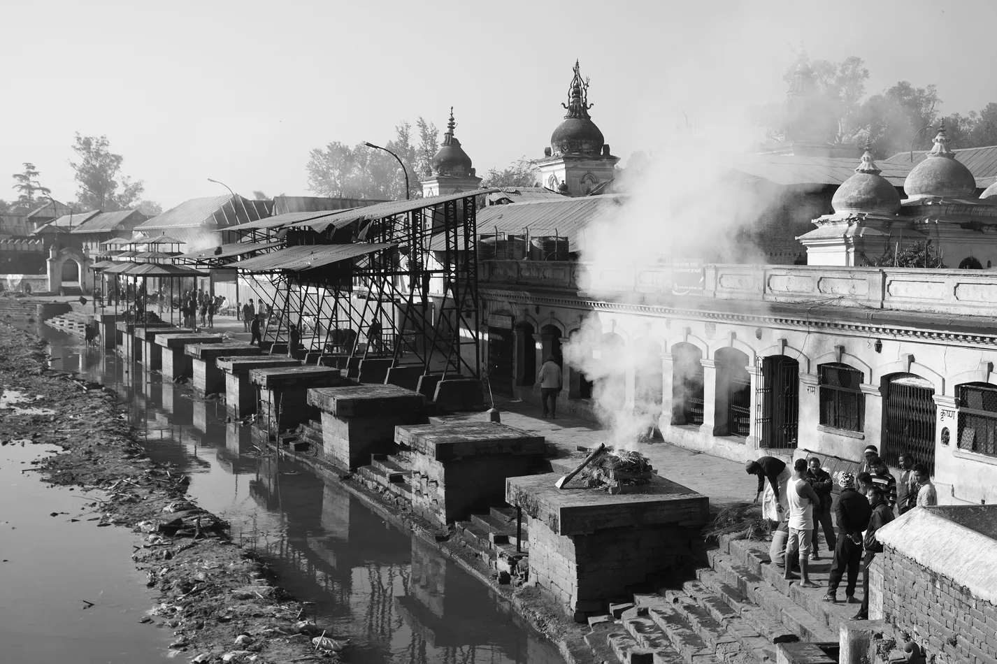  Nepal, crematorium in Pashupatinath. 