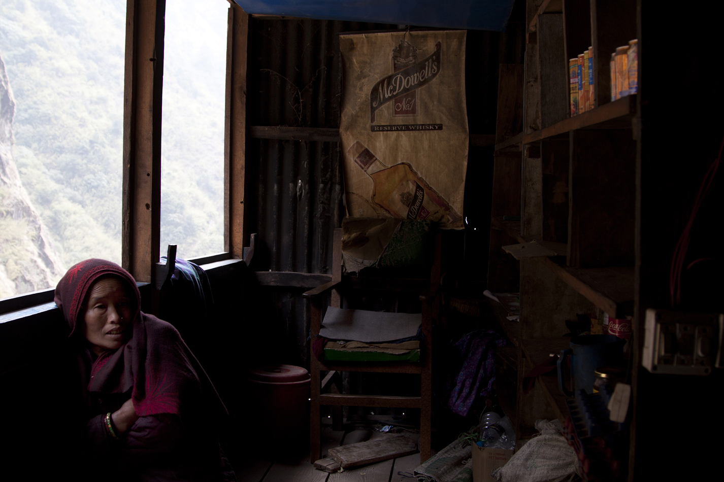  Nepal, Tea shop in Himalaya mountains.&nbsp; 
