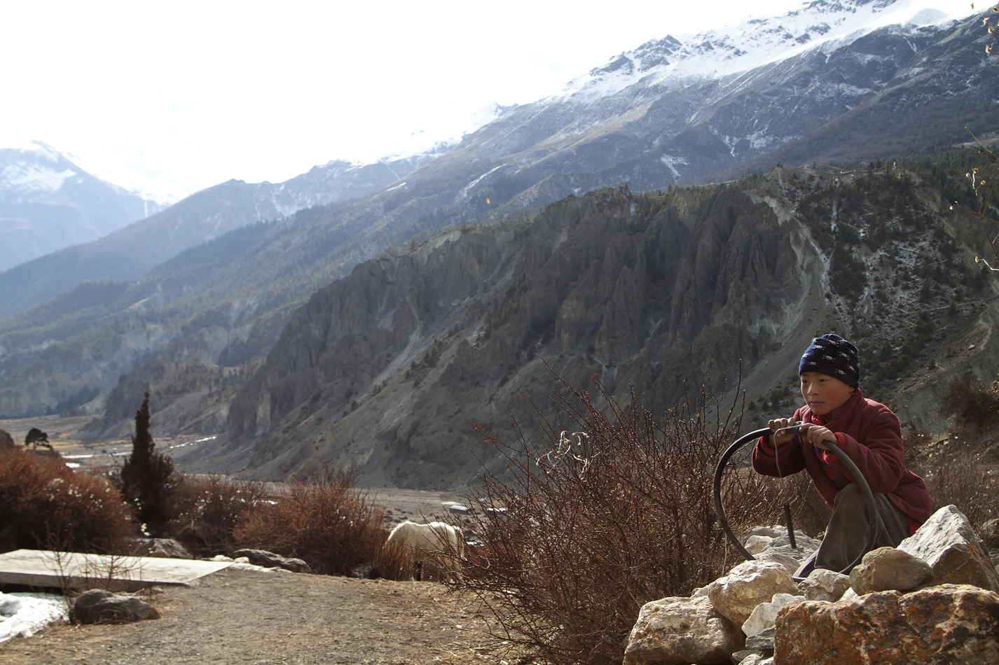  Nepal, Himalaya mountain. 