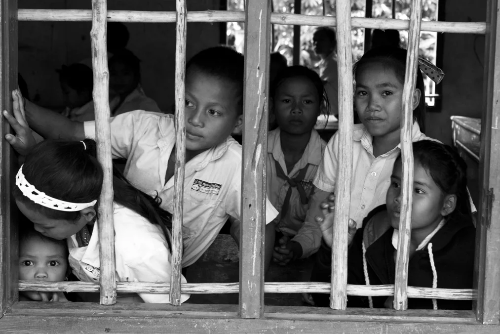  Laos, school. 