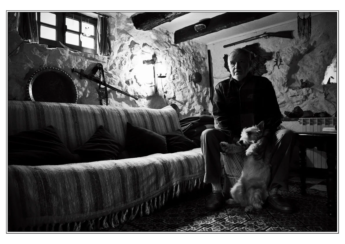  Marc Wargnier at his house, as a kid he kept nice memories about German soldiers who helped him to cross restricted area to join his father. 
