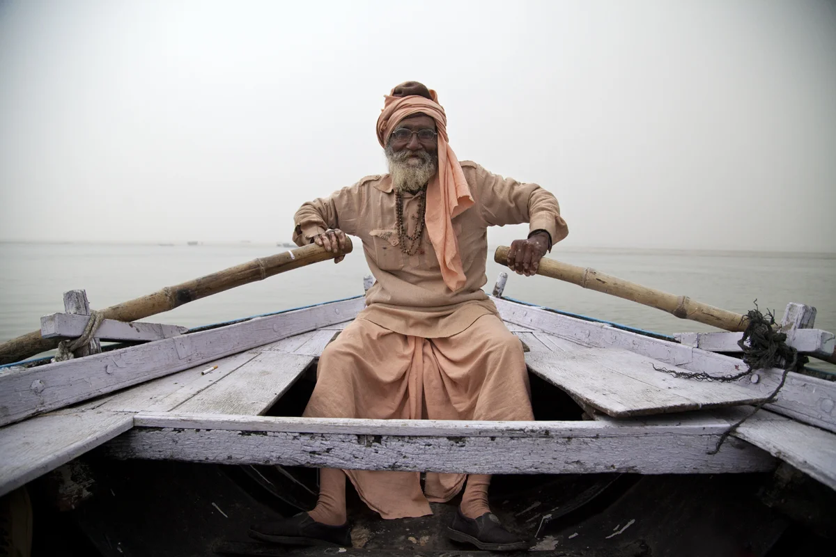  India, Varanasi, sâdhu 