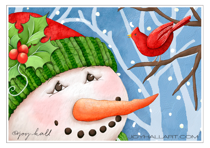 JoyHall-SnowmanTweetGreetings.png