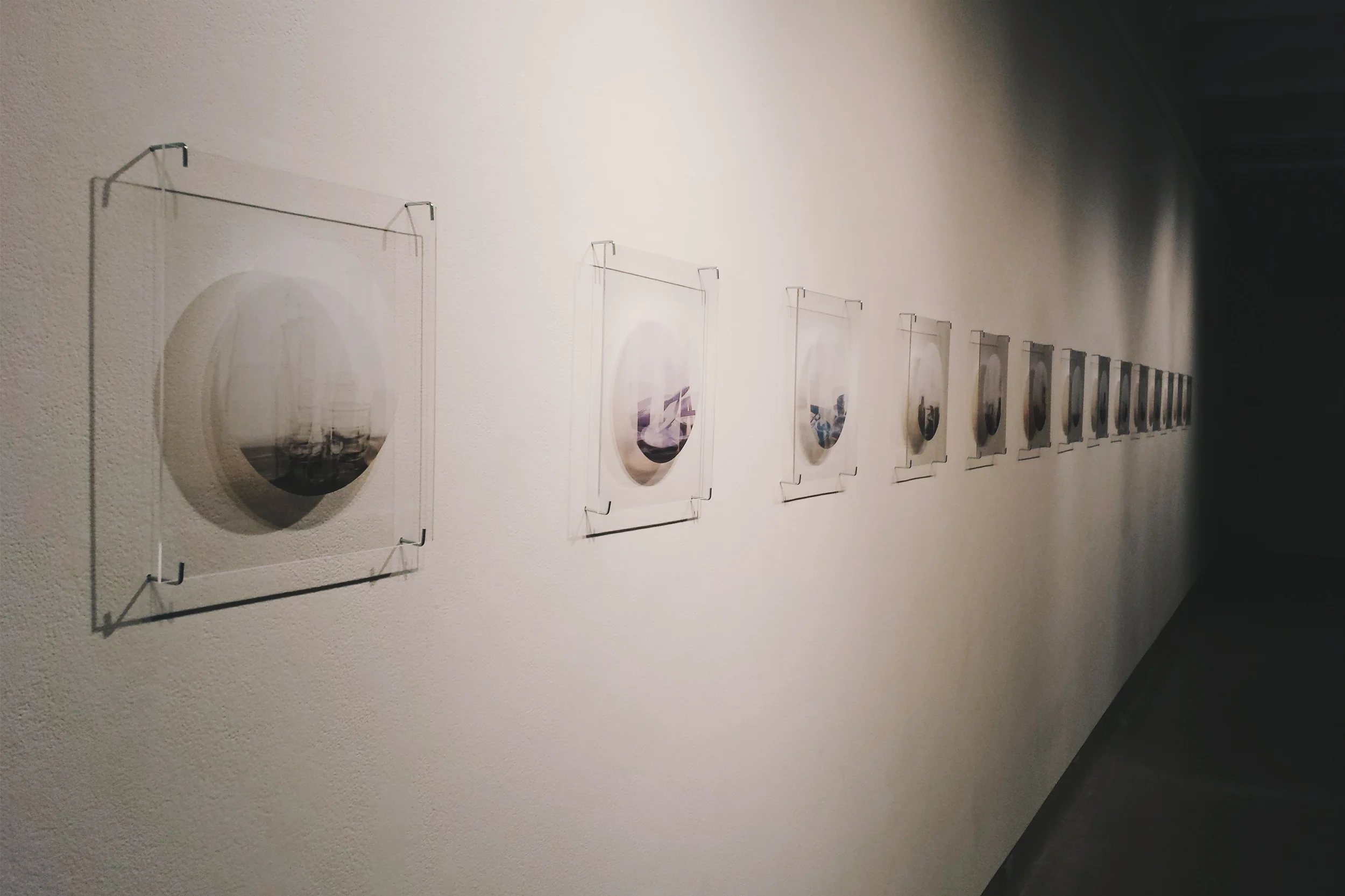 One of the walls of images.