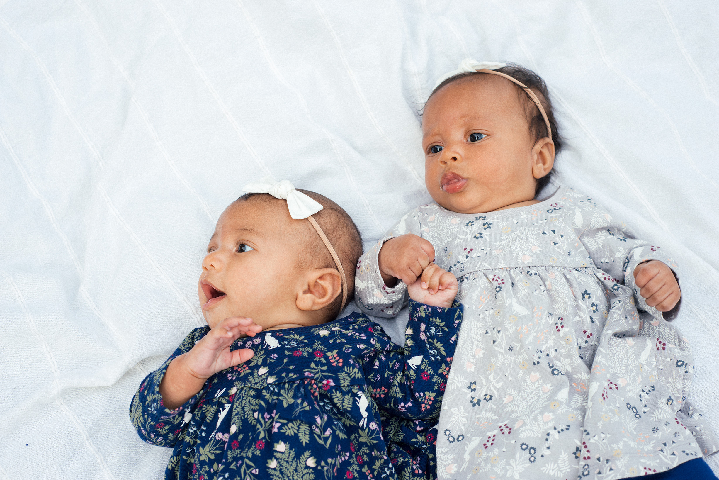 Twin Baby Girls - Infant Photography