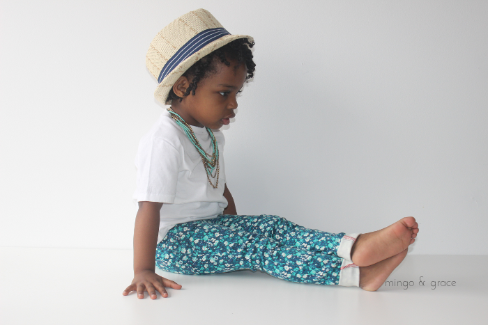 SMALL FRY SKINNY JEAN  { FLORAL }