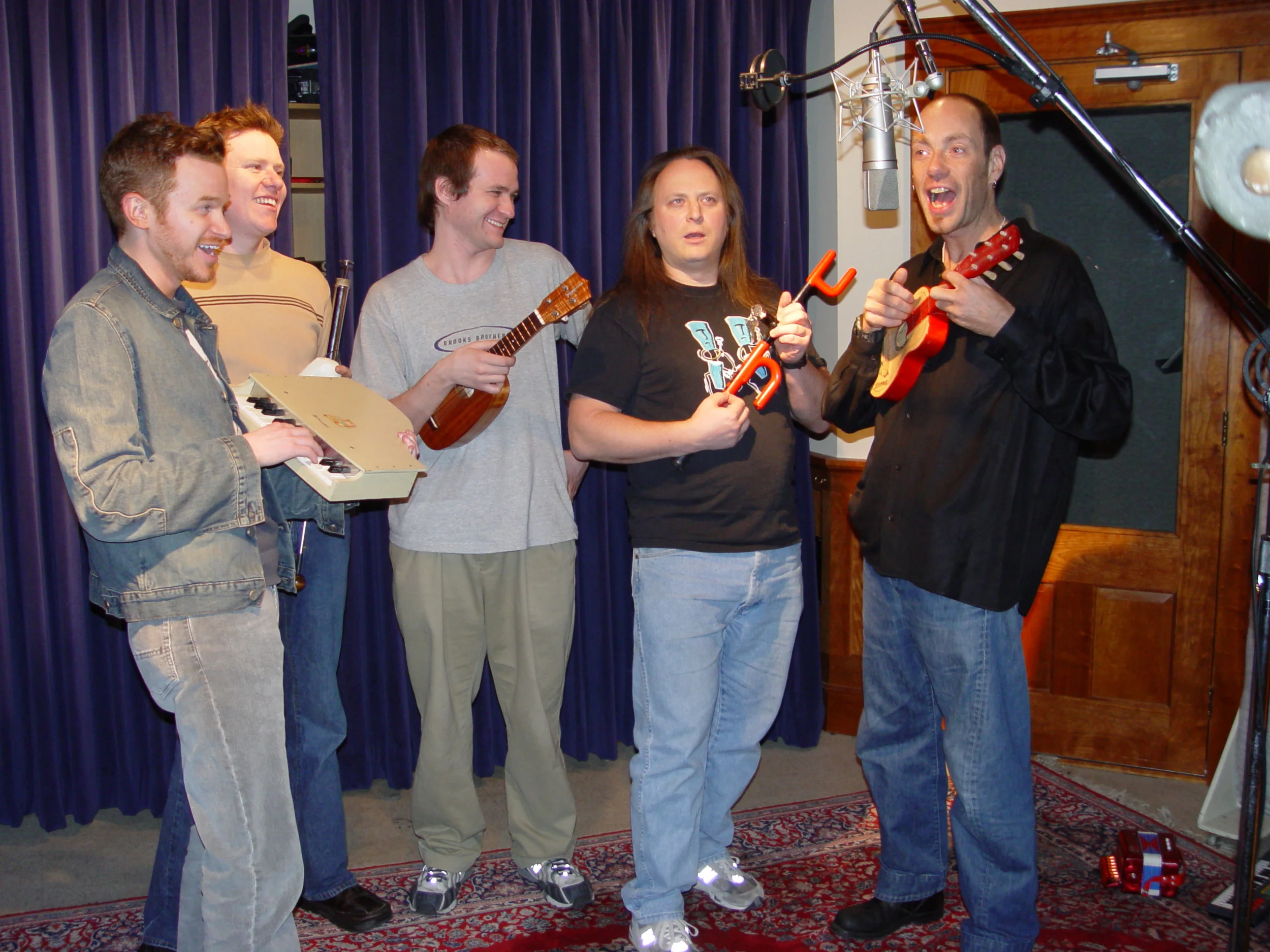 Composing music for Noggin with: Roy Harter, Dan Donnelly, Adrian Henke, Rob Schwimmer, Ali McMordie.