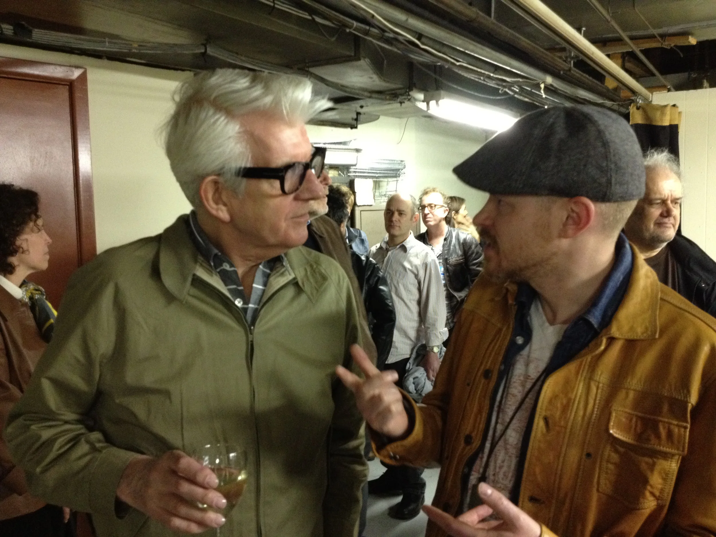 Nick Lowe after his show at The Townhall, NYC.