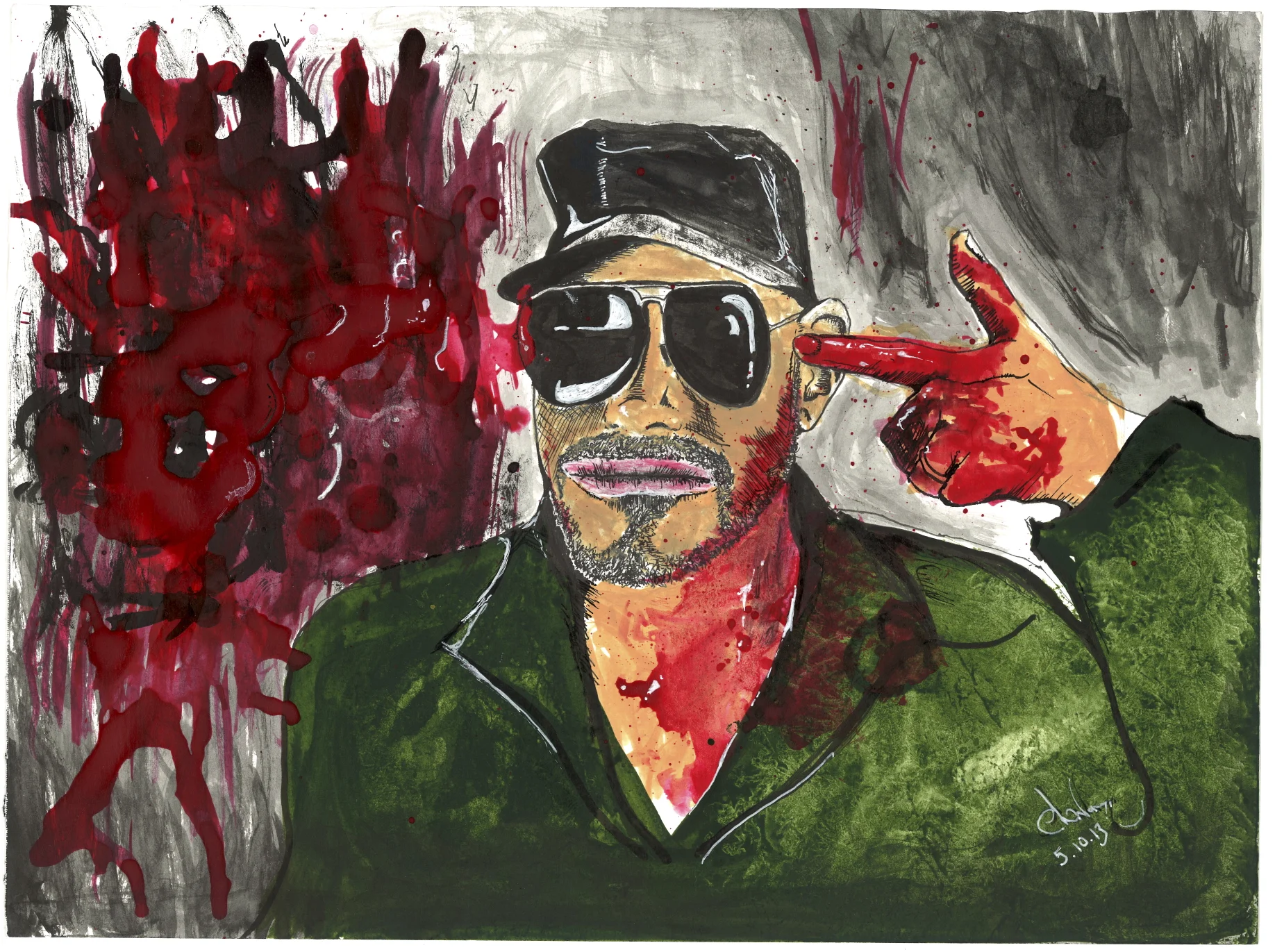 "Roy Shaffer" fan art by Chris Wanyo.