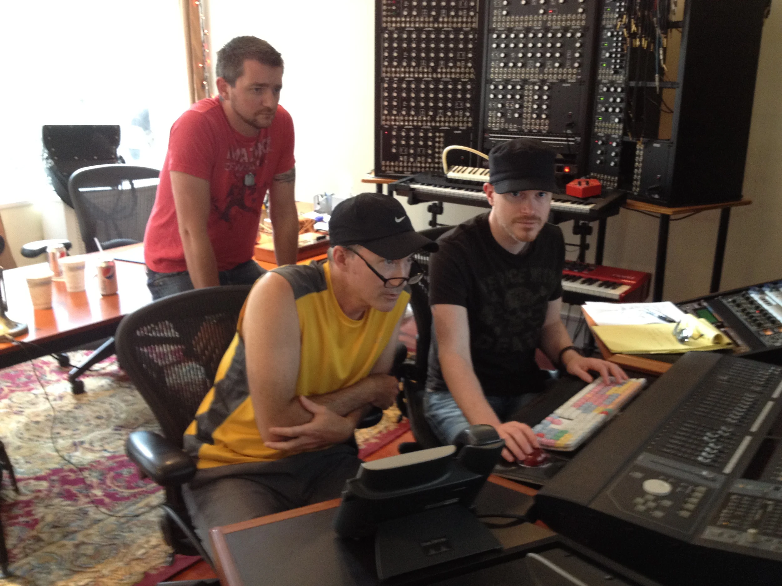 Working on the Oddy Clone record with Sean Barry and Sean Hurley.