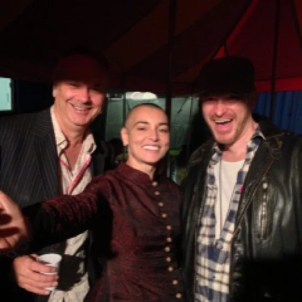 Sinead O'Connor sat next to me on the flight over to play the same festival.