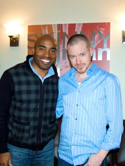 Working with Tiki Barber at SkinnyMan.
