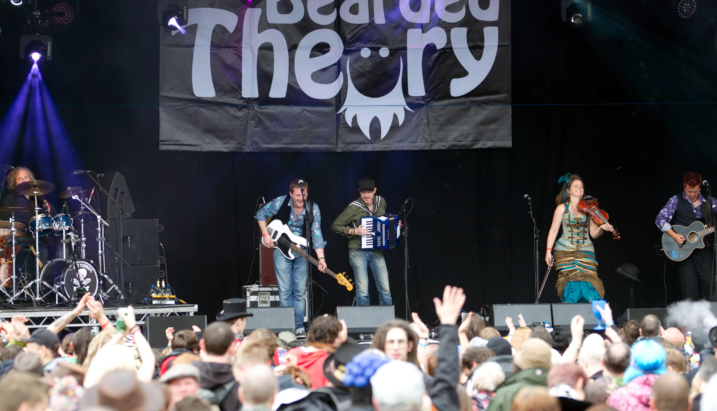 3 Daft Monkeys at Bearded Theory. Photo by Anthony May.