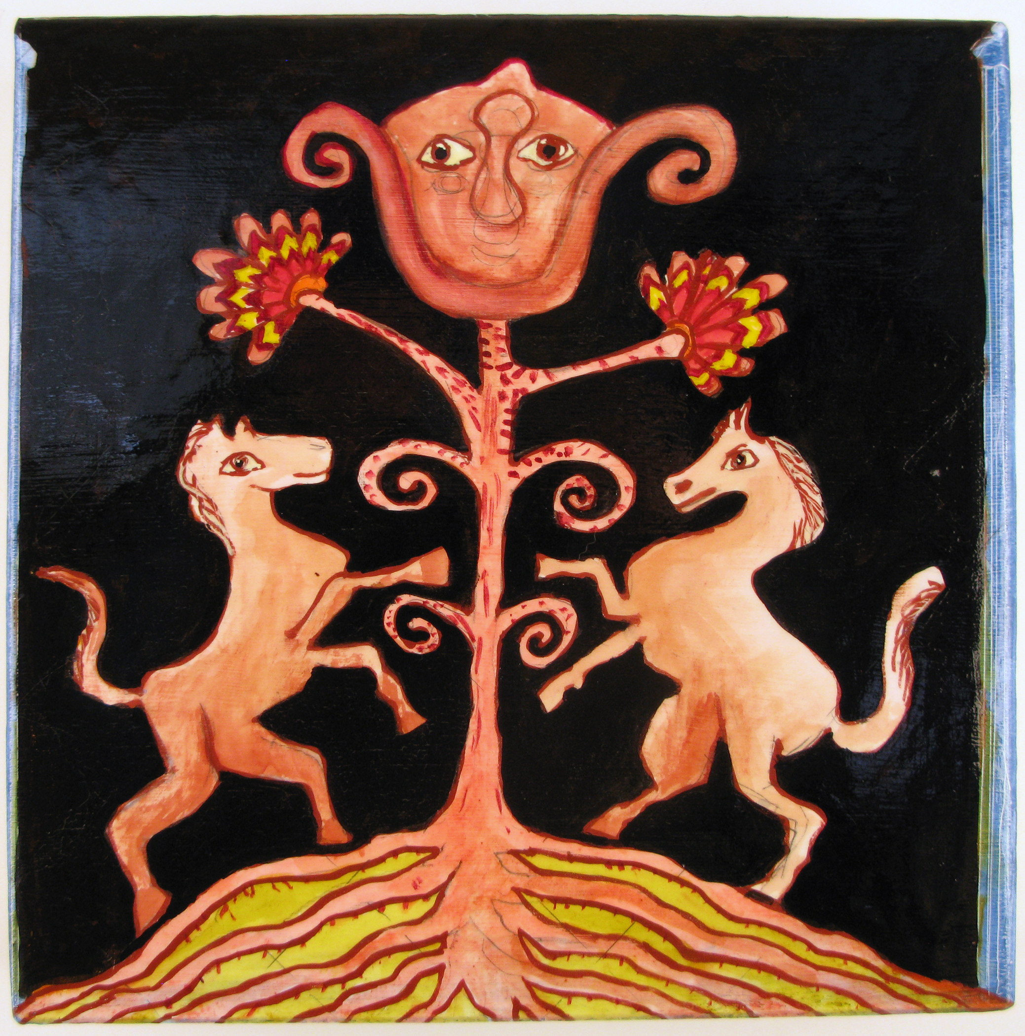 Roy Kortick, Horses with Elephant Flower