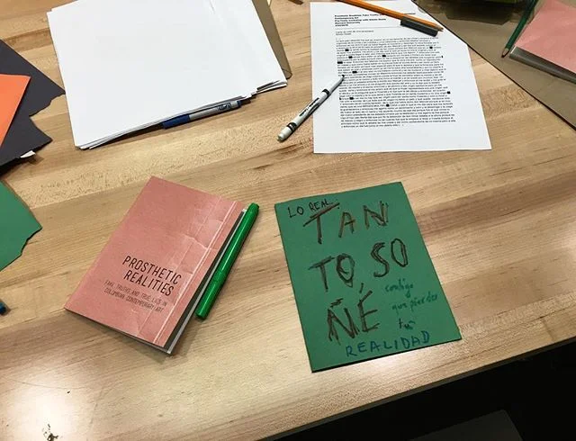 Taller Pre-textos con Sim&oacute;n Hosie. Aqu&iacute; el resultado del artista chileno miembro del grupo CADA #Raulzurita #prostheticrealities