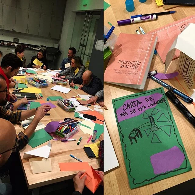 Avances del taller #Pretextos con Sim&oacute;n Hosie sobre &quot;Carta de vida de una lavandera&quot;, 2009 #prostheticrealities #decabezacuraduria