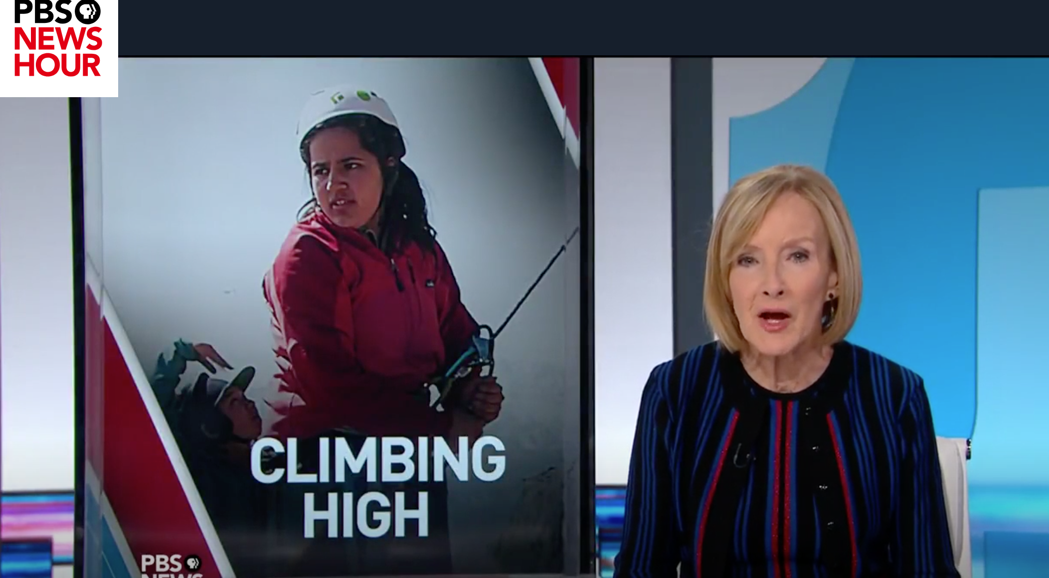 PBS News Hour: Mountain Climbing Afghan Girls Breathe Free