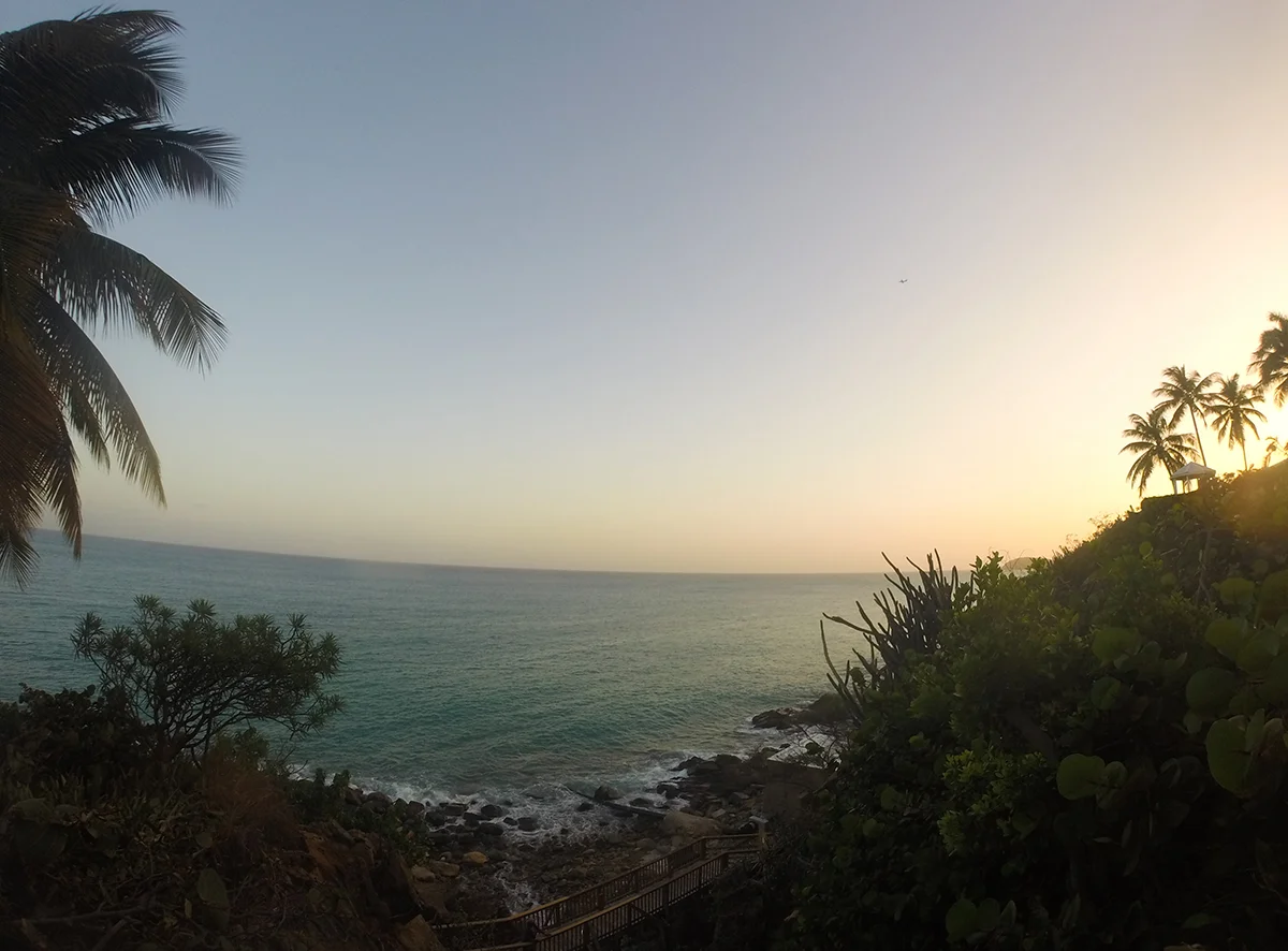 One of many beautiful sunsets