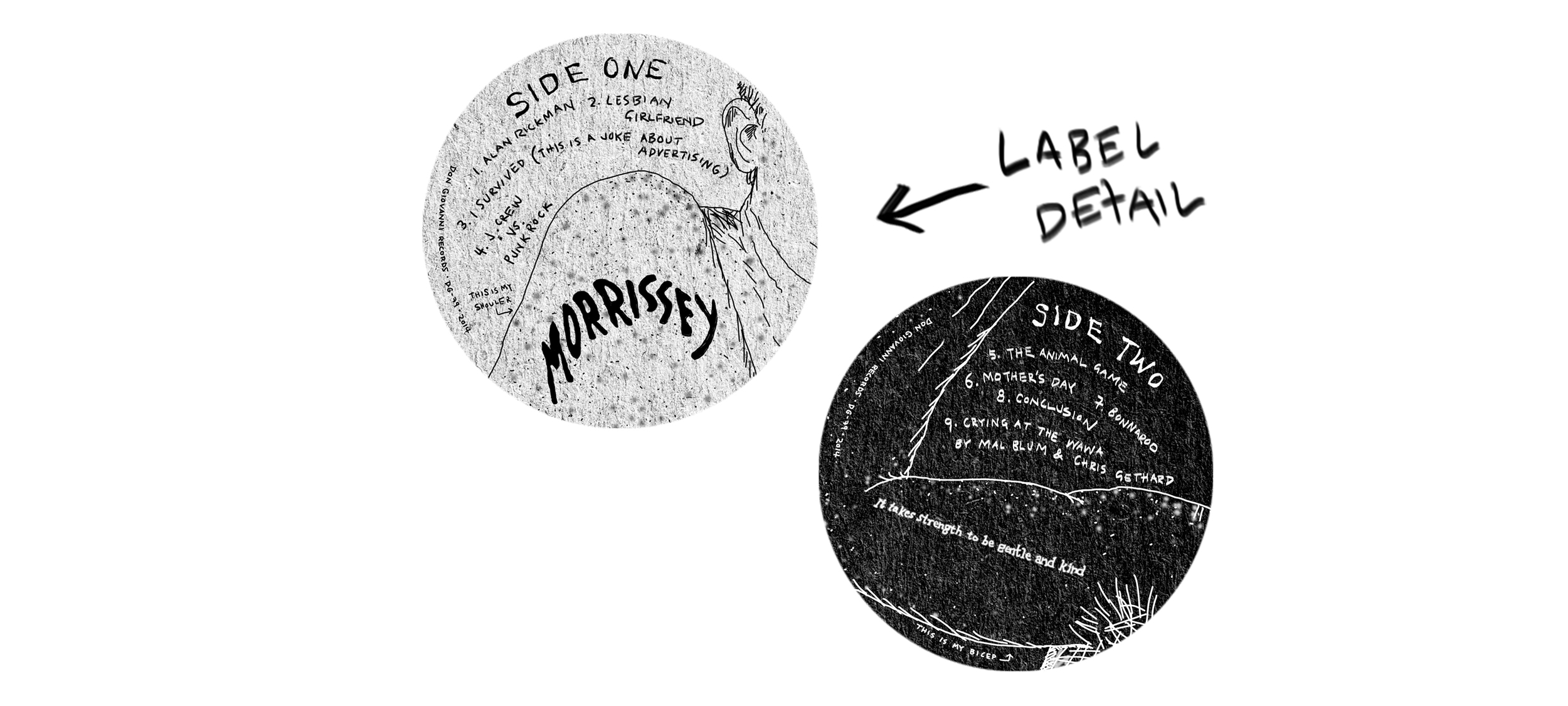 My Comedy Album | Vinyl labels