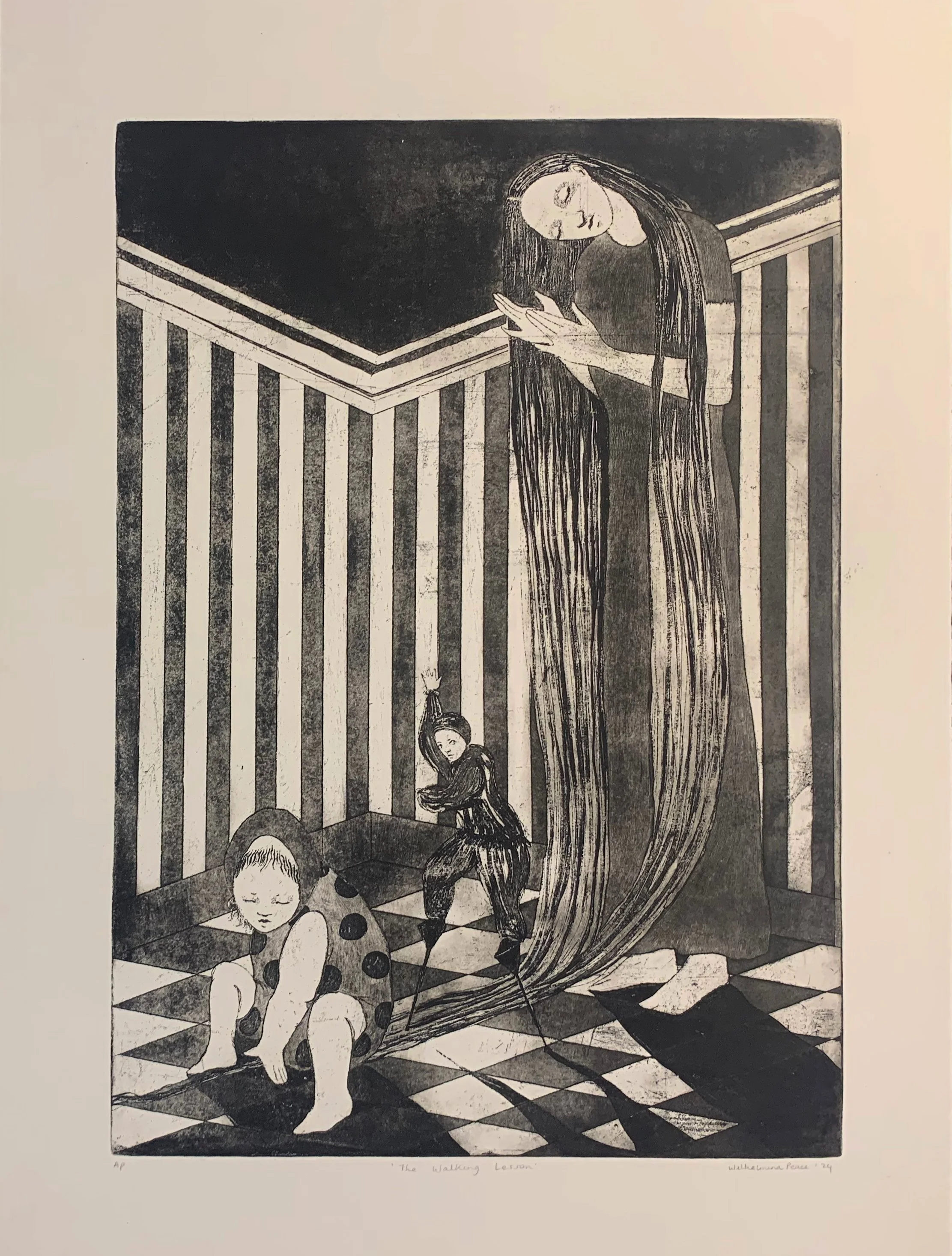 The Walking Lesson - Wilhelmina Peace