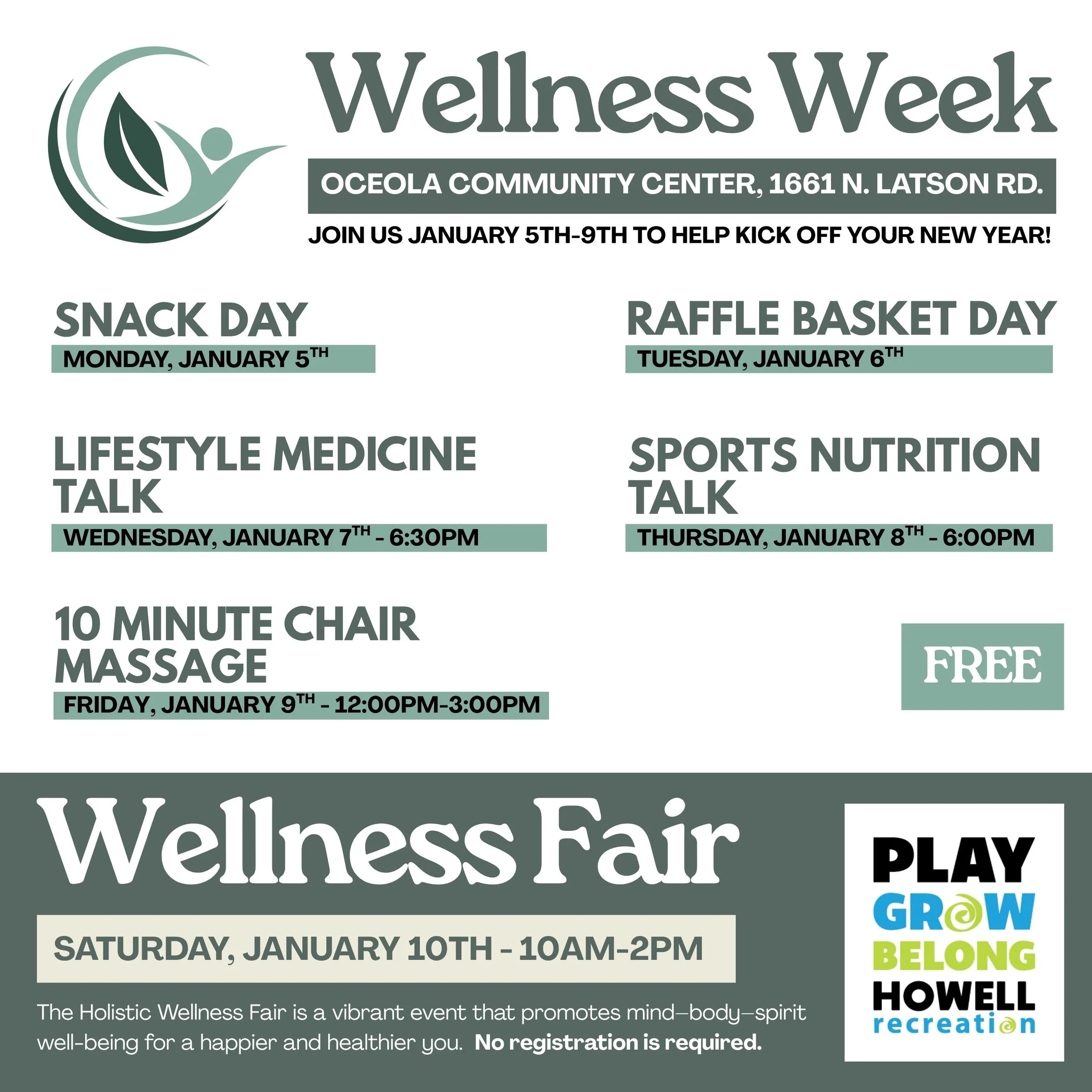 Wellness Week - Lifestyle Medicine Talk