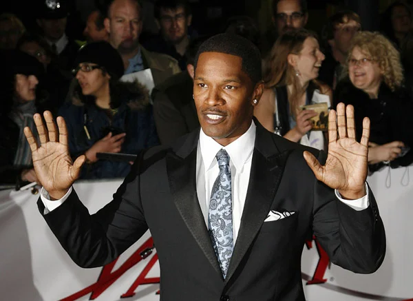 Jamie Foxx in London at a recent European premiere