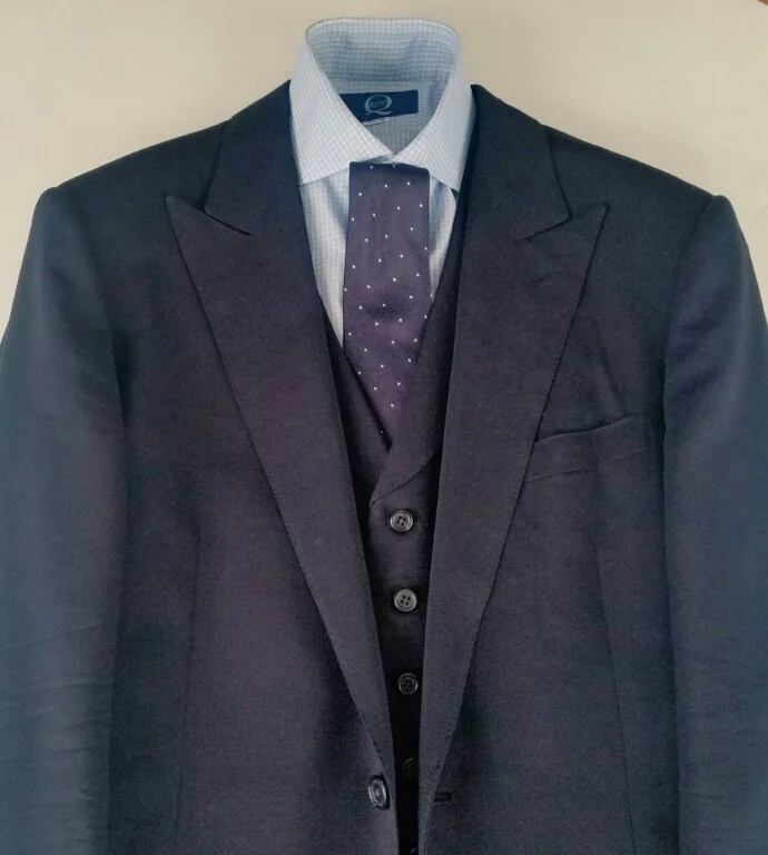 Classic Navy three piece suit