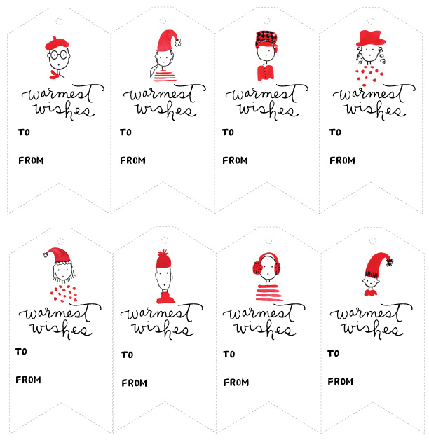 Free Printable Holiday Gift Tags And Wrapping Paper