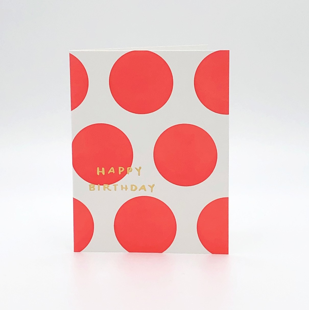"Happy Birthday" pattern spots Card 