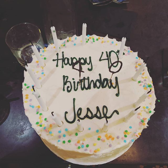 A wonderful surprise from a lot of people that have showed a lot of love to be here. You're only 40 once and I don't turn 40 for another 2 weeks but I just wanted to share this because there were people who cared enough to be here for me. Cheers!! What a surprise!
