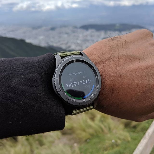 All the way up, it's hard to breathe up here #quito #ecuador
