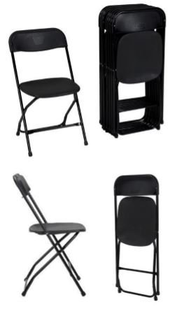 Stacking Folding Plastic Chairs Folding Chair Trolley Cart Dolly Samsonite 