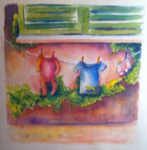 the more or less finished painting