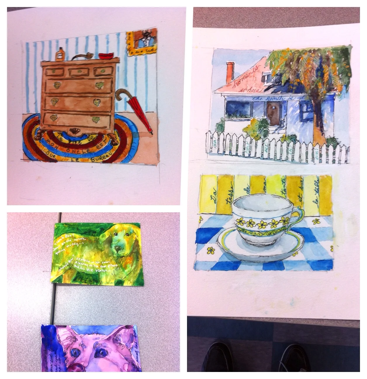 Edie's paintings