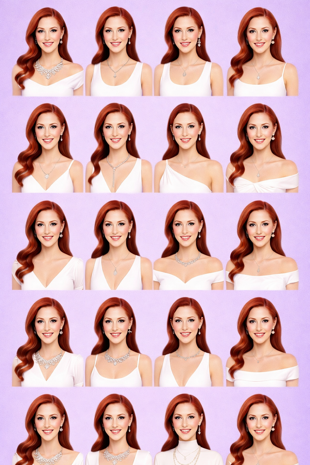 What necklace to wear with your neckline