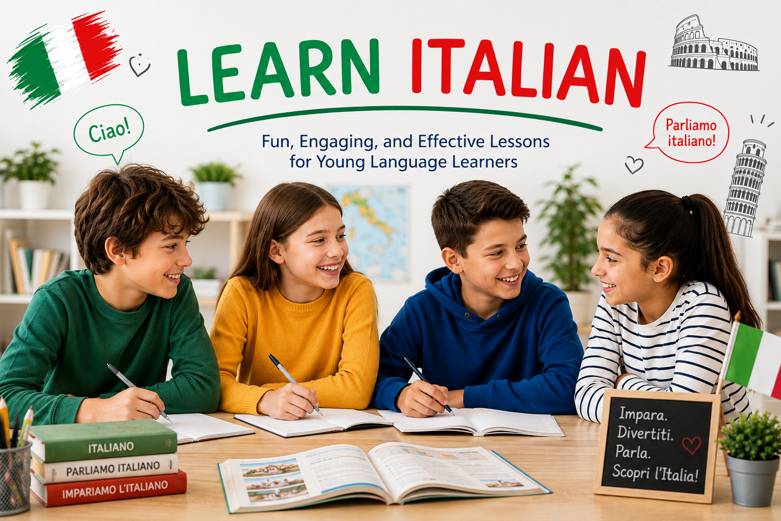 Fall session: Italian for Children 9-12 yrs old